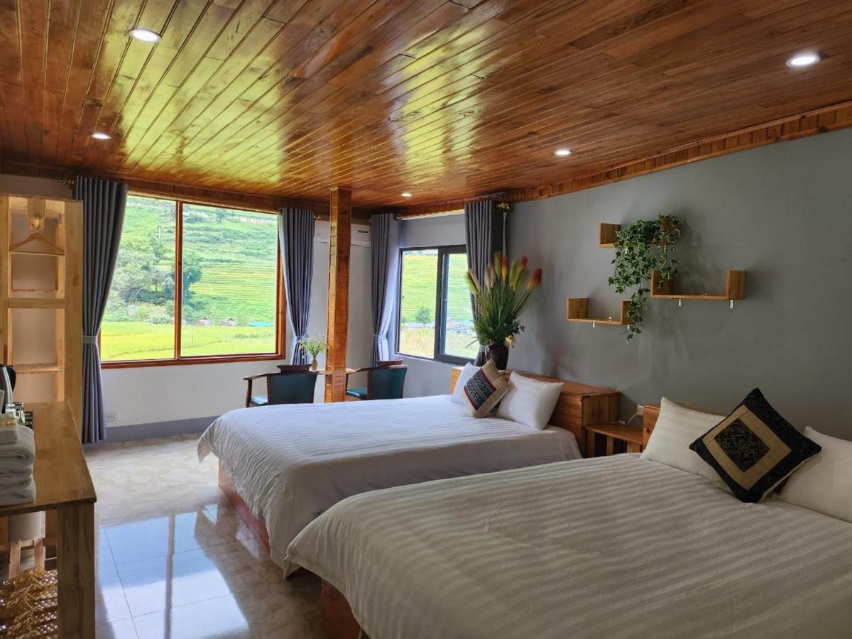 Muong Hoa Local House Hotell Sapa Exteriör bild